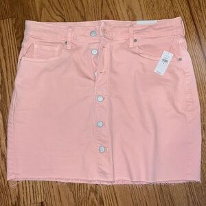 Old navy denim pink skirt all buttons size 12